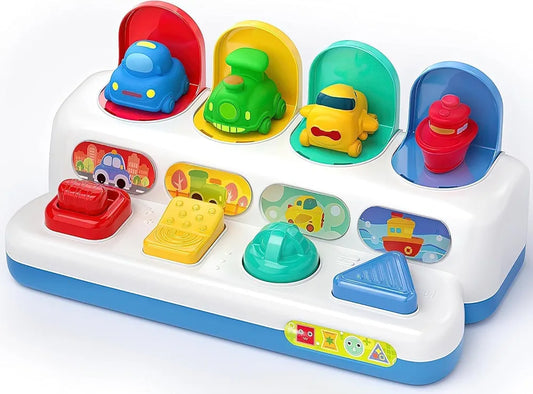 Pop-Up Vehicles – Early Education Toy for Happy Learning & Imaginative Play | Golu Baby