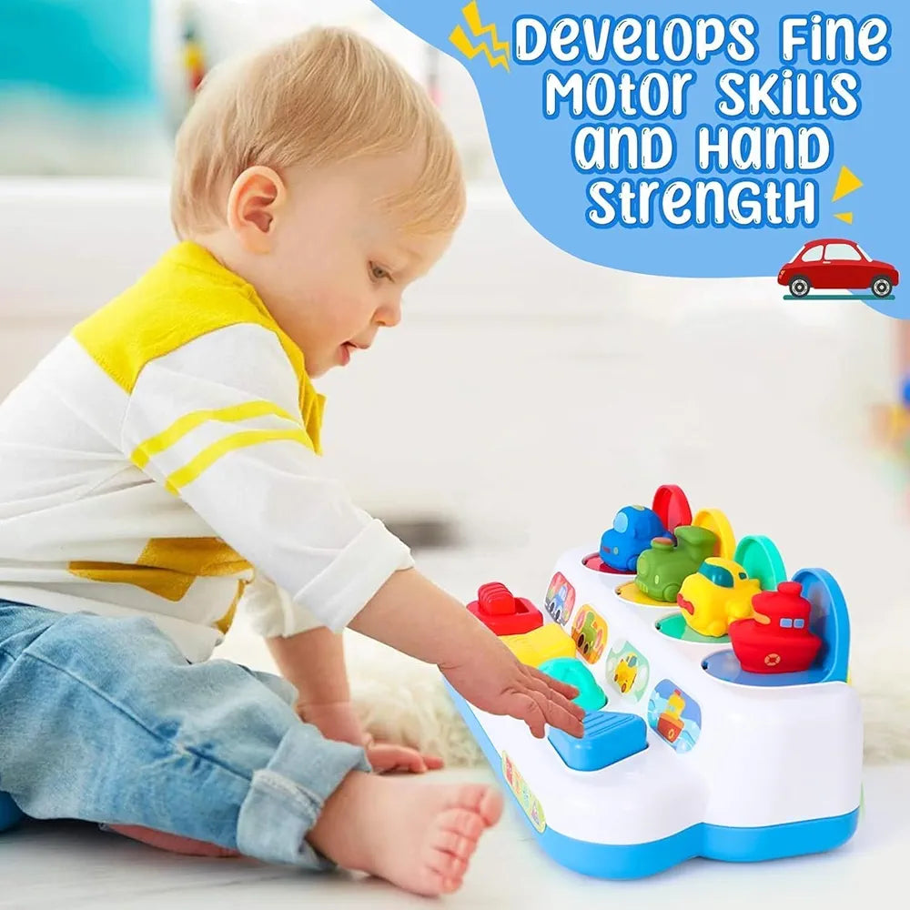 Pop-Up Vehicles – Early Education Toy for Happy Learning & Imaginative Play | Golu Baby