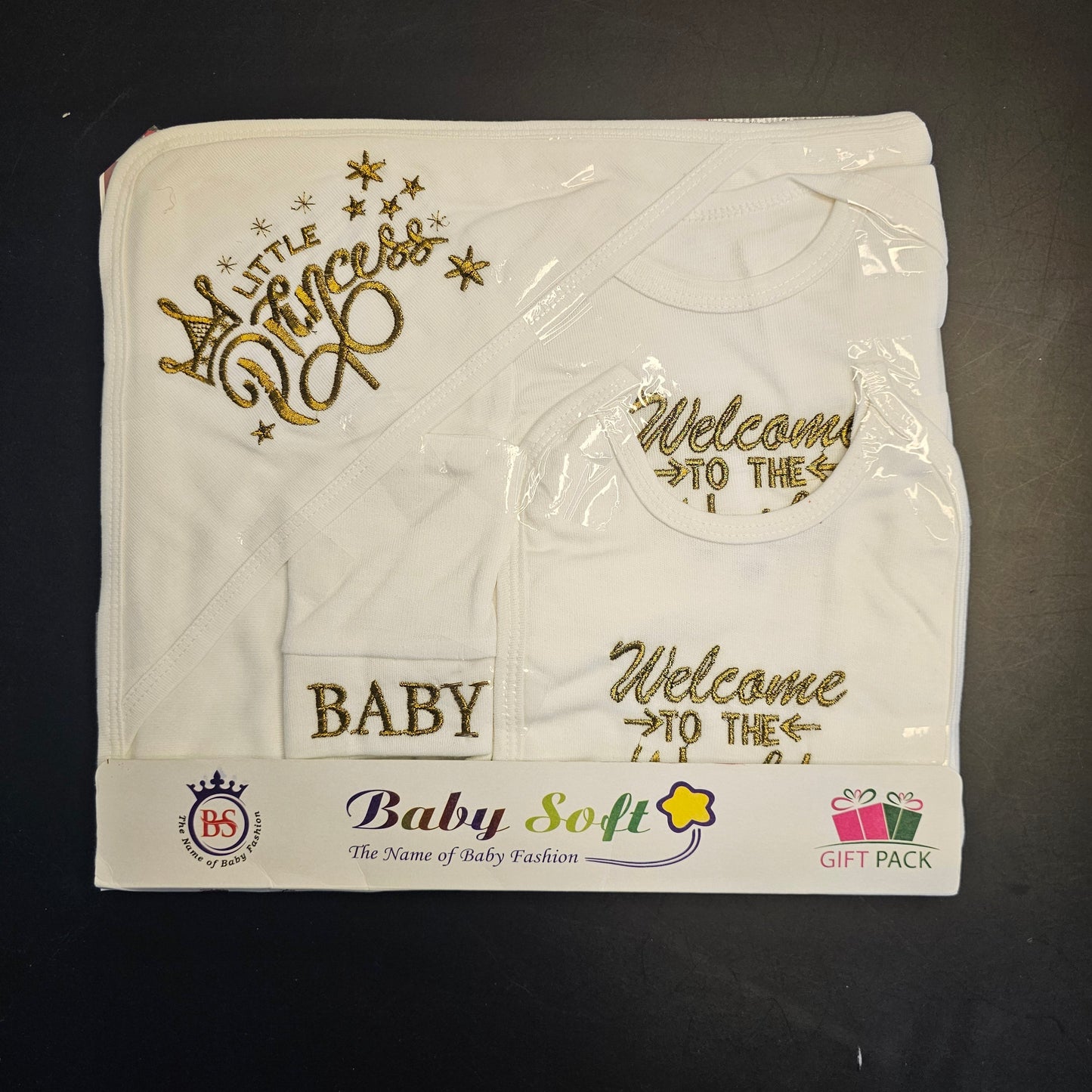 Welcome to the World Baby Dress Set – Newborn Baby Clothes | Golu Baby