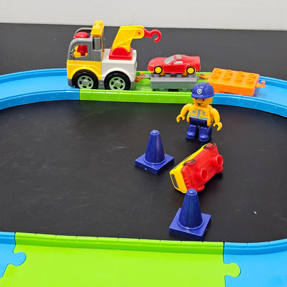 Block Track Play Train Set | Build, Connect & Play Adventure for Kids - Golu Baby
