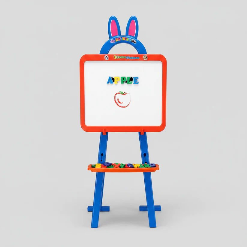 EduMaster 3-in-1 Kids Learning Easel – Magnetic Whiteboard, Blackboard & Writing Board