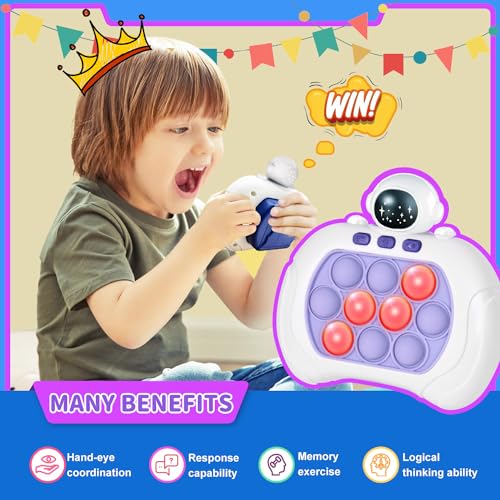 Quick Push Game – Interactive Sensory Toy with Game Modes & Learning Features | Golu Baby