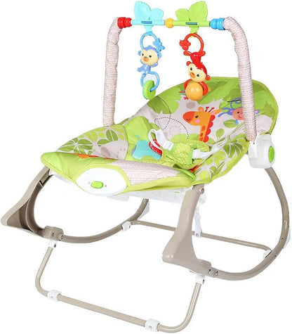 Baby Rocker – Infant to Toddler with Fold-Out Kickstand (0M+, 40 lbs / 18 kg) | Golu Baby