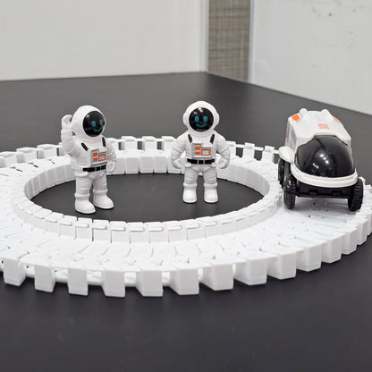 Space Track Train Set | Light, Sound & Endless Track Adventure - Golu Baby