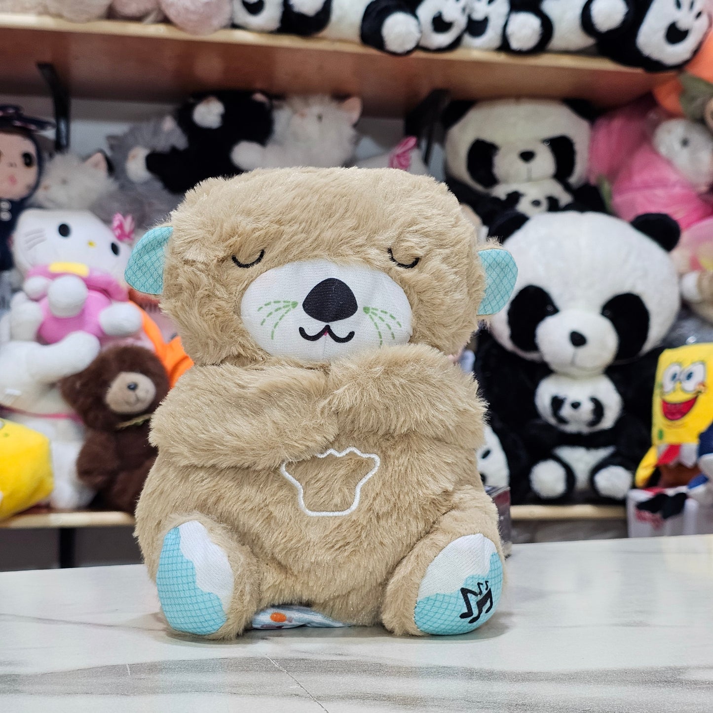 Fun Toy Breathing Bear – Realistic Plush Cuddly Toy for Kids | Golu Baby