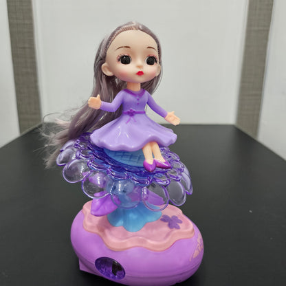 Rotating Petal Doll with Lighting & Music | Golu Baby