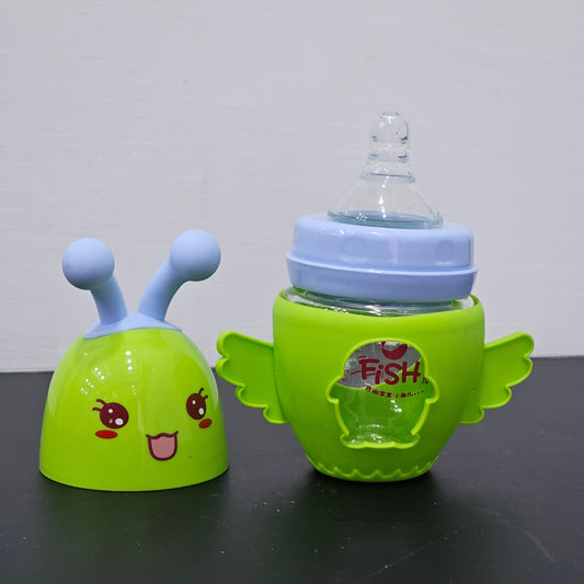 Baby Glass Feeder Green 60ml – Safe, Compact & Comfortable | Golu Baby