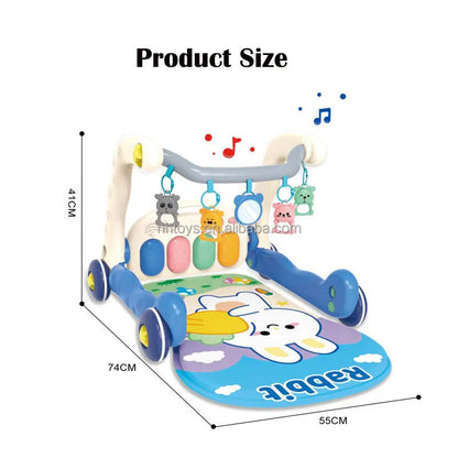 2 in 1 Walker Pedal Piano – Best for 0m+ Early Learning | Golu Baby