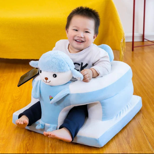 Animal Shape Soft Cushion Seat Baby Sofa – Cute, Safe & Comfortable | GOLU BABY