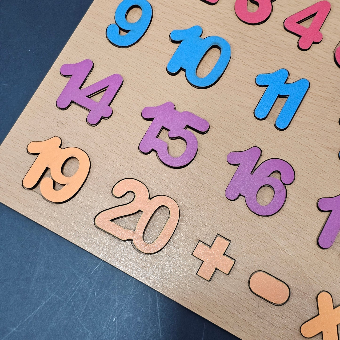 Wooden Counting Board – Montessori Math Learning Toy | Golu Baby