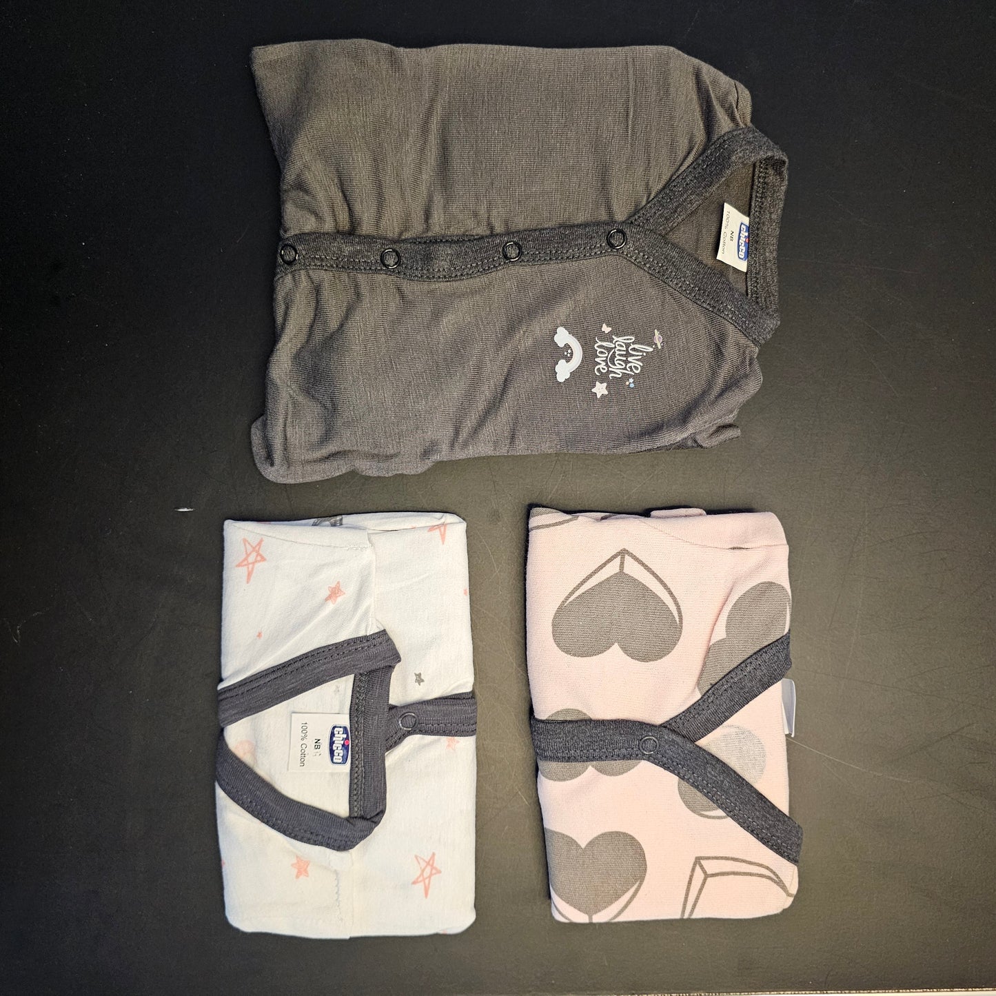 Newborn Baby Romper Set – Pack of 3 Soft Rompers | Golu Baby