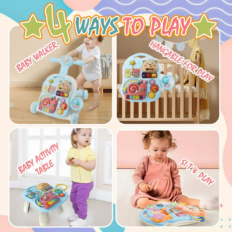 2-in-1 Baby Activity Walker with Music & Lights | Golu baby
