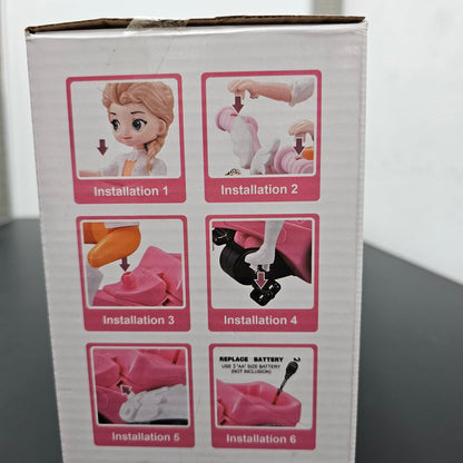 Girl Bicycle Doll with Music & Lighting | GoluBaby