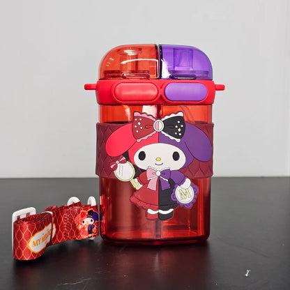 2-in-1 Kids Water Bottle 600ml – Straw & Sipper | Golu Baby