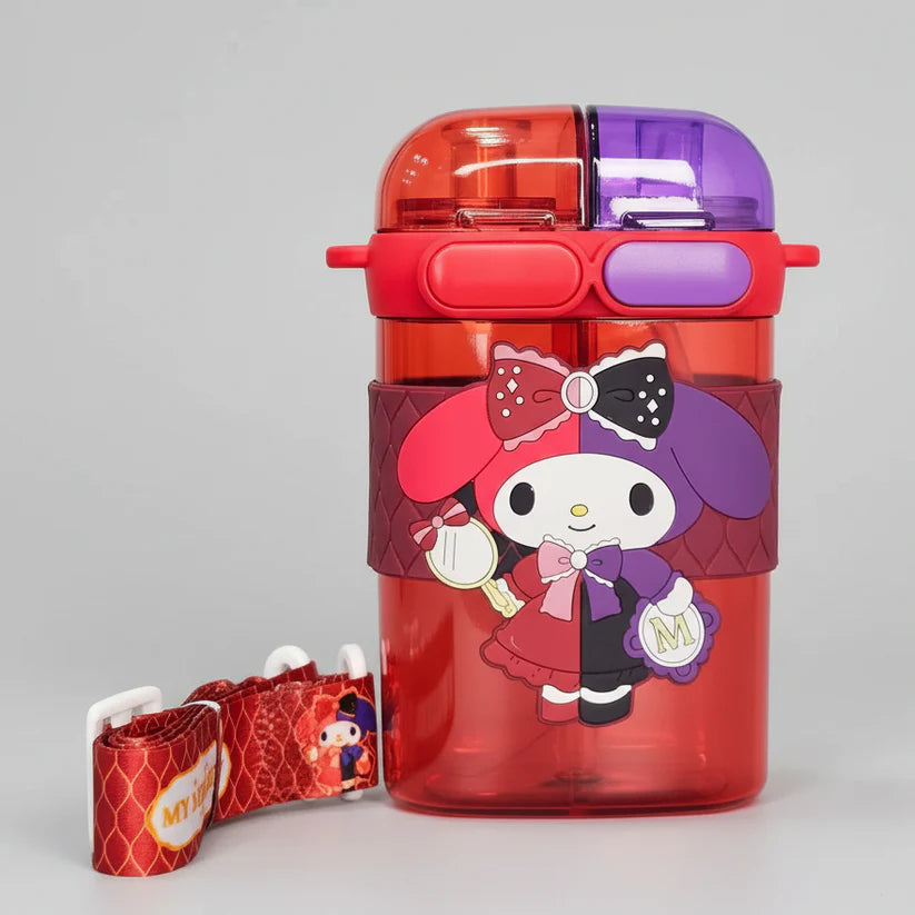 2-in-1 Kids Water Bottle 600ml – Straw & Sipper | Golu Baby