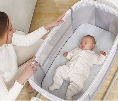 Deluxe 4-in-1 Bassinet – Smart, Safe & Multi-Functional Baby Cradle | Golu baby