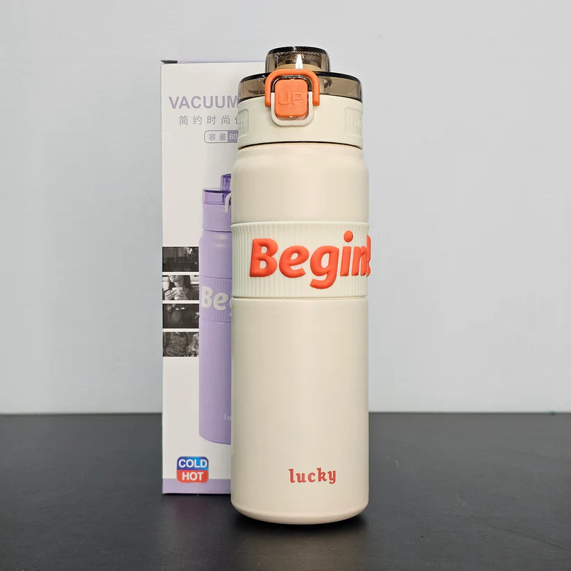 Vacuum Cup 600ml – Hot & Cold Insulated Water Bottle | Golu Baby