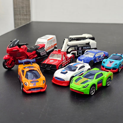 Alloy Model Die-Cast Car Series – 10 Pcs Set | Premium Metal Toy Cars for Kids | Golu Baby