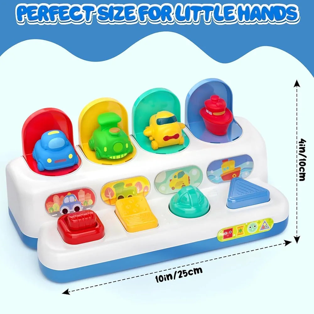 Pop-Up Vehicles – Early Education Toy for Happy Learning & Imaginative Play | Golu Baby