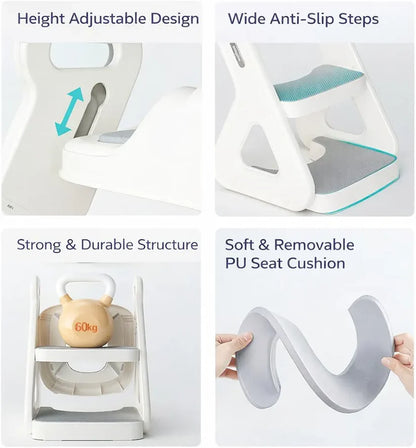 Mama Baba 2-in-1 Baby Potty Trainer – Adjustable Soft Seat with Stand