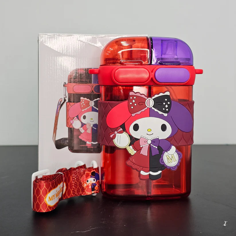 2-in-1 Kids Water Bottle 600ml – Straw & Sipper | Golu Baby