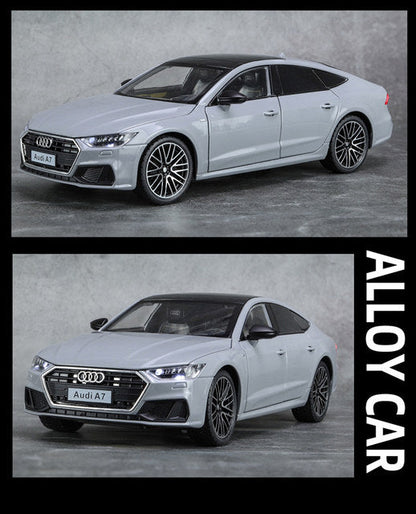 Audi A7 1:24 Scale Alloy Die-Cast Model Car – Pull-Back, Light & Sound Function | Golu Baby