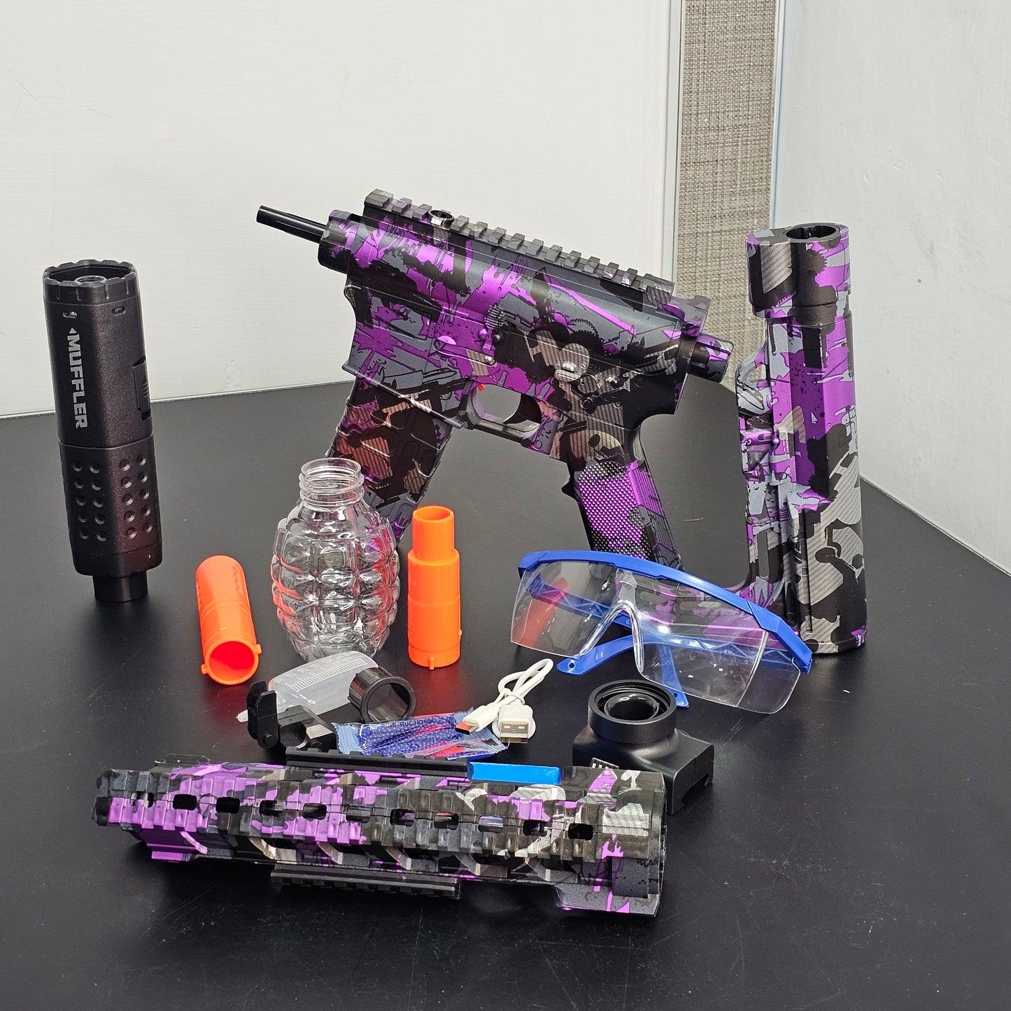 M4 Viper Water Bomb Gun – Flaming Spray Version | Golu Baby