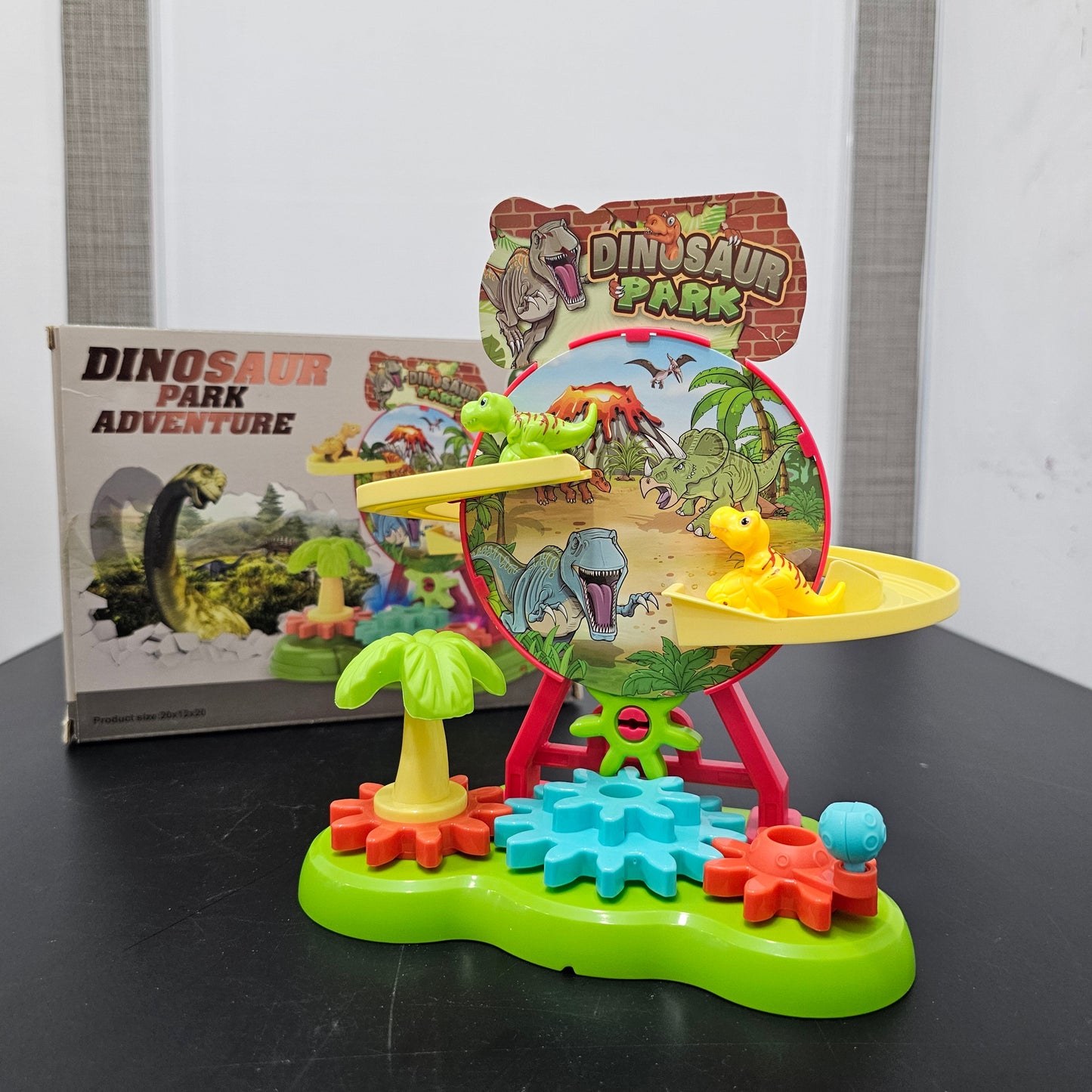 Dinosaur Park Slide Track Activity Toy | Fun Adventure Playset for Kids - Golu Baby