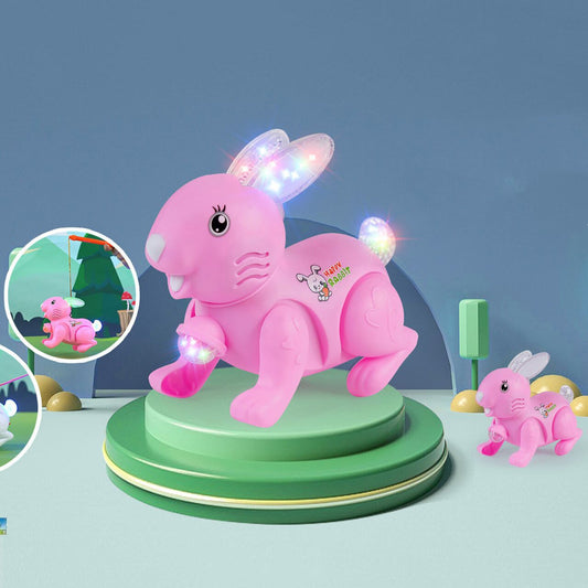 Mini Rabbit Toy | Music, Lighting & Jumping Fun for Kids - Golu Baby