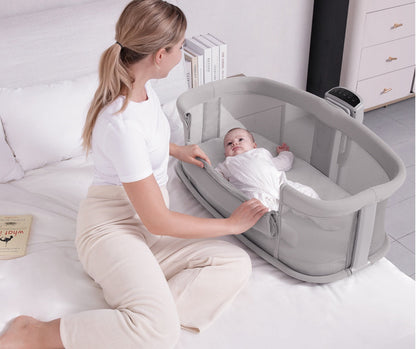 Dream Starlight Bedside Bassinet – 5-in-1 Smart Baby Bed for Sleep, Play & Comfort | Golu baby