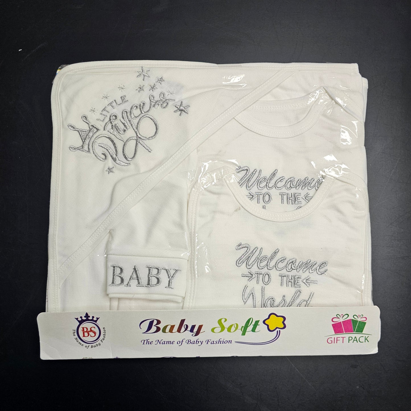 Welcome to the World Baby Dress Set – Newborn Baby Clothes | Golu Baby