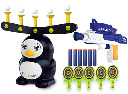 Penguin Shoot Game | 2-in-1 Activity Toy for Kids | Golu Baby