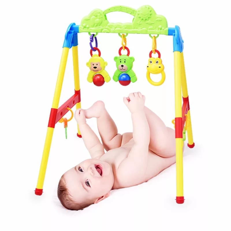 Baby Body Building Frame with Rattles – Fun & Developmental Play Gym | Golu Baby