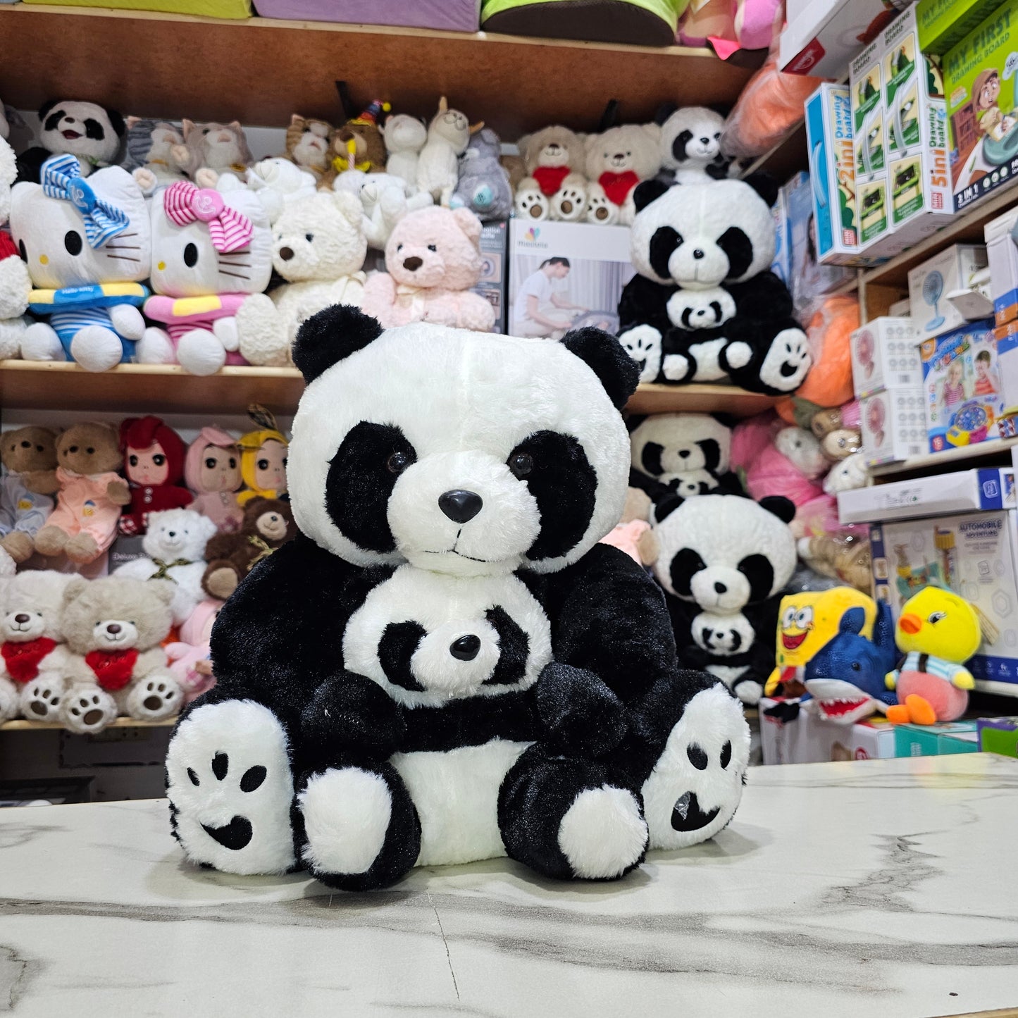 Double Panda – 45cm Plush Toy | Golu Baby