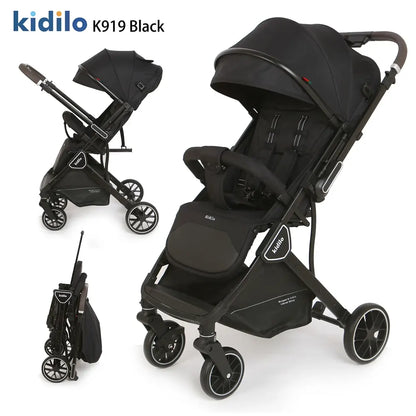 Kidilo K919 Baby Stroller – Comfortable Foldable Travel Pram