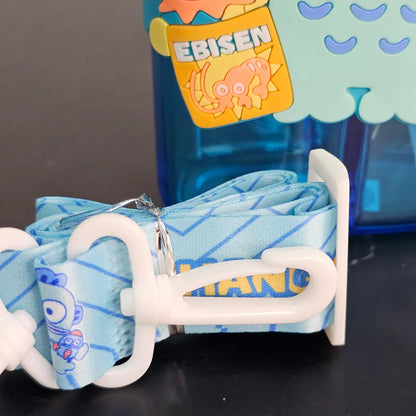 2-in-1 Kids Water Bottle 600ml – Straw & Sipper | Golu Baby
