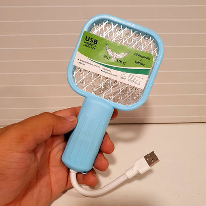 USB Mosquito Swatter & Killer with Night Lamp – Mini Size, Automatic Insect Control | Golu Baby