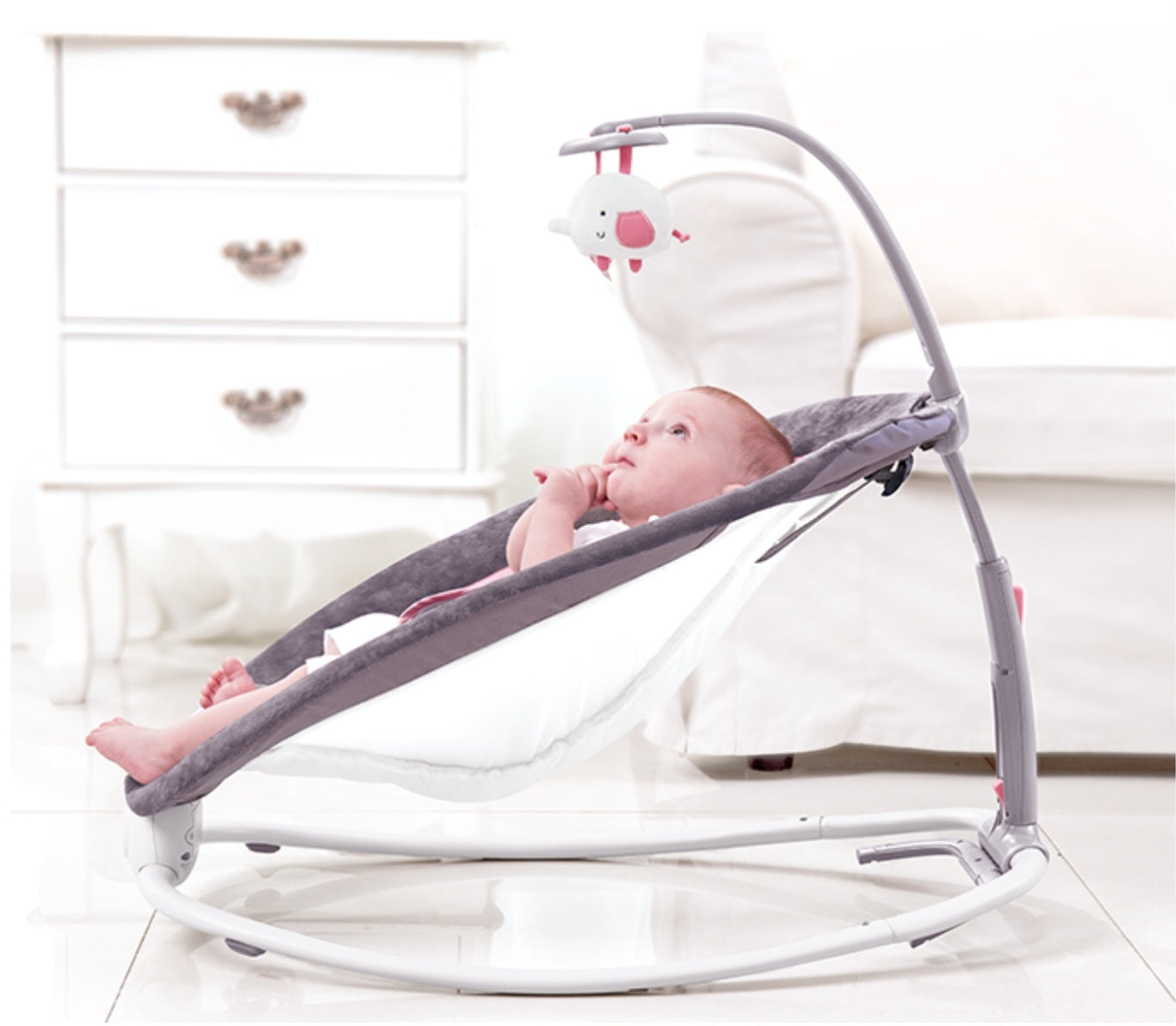 Mastela Fold-Up Rocker – Melodies & Soothe Bouncer | Golu Baby