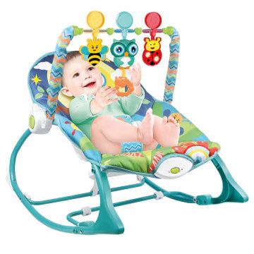 Baby Rocker – Infant to Toddler with Fold-Out Kickstand (0M+, 40 lbs / 18 kg) | Golu Baby