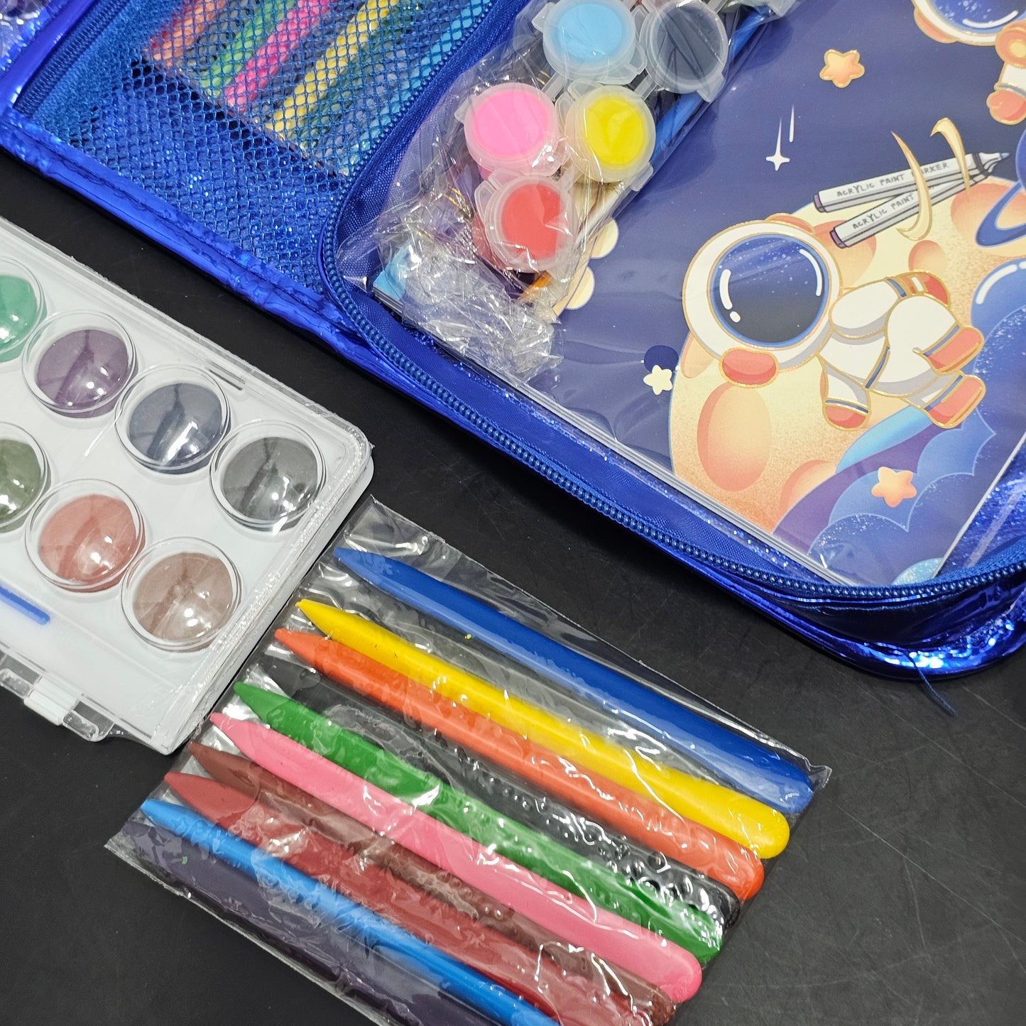 ✨ 125 Pcs Colour Kit Glitter Bag – Sparkle & Create Anywhere! | Golu Baby