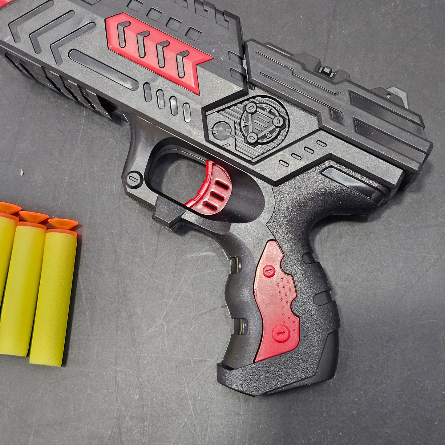 Black Hawk 10-Shot Pressure Transmitter Toy Gun – Dual Function Long-Range Blaster | Golu Baby