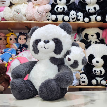 Panda with Baby – 40cm Soft Plush Toy | Golu Baby