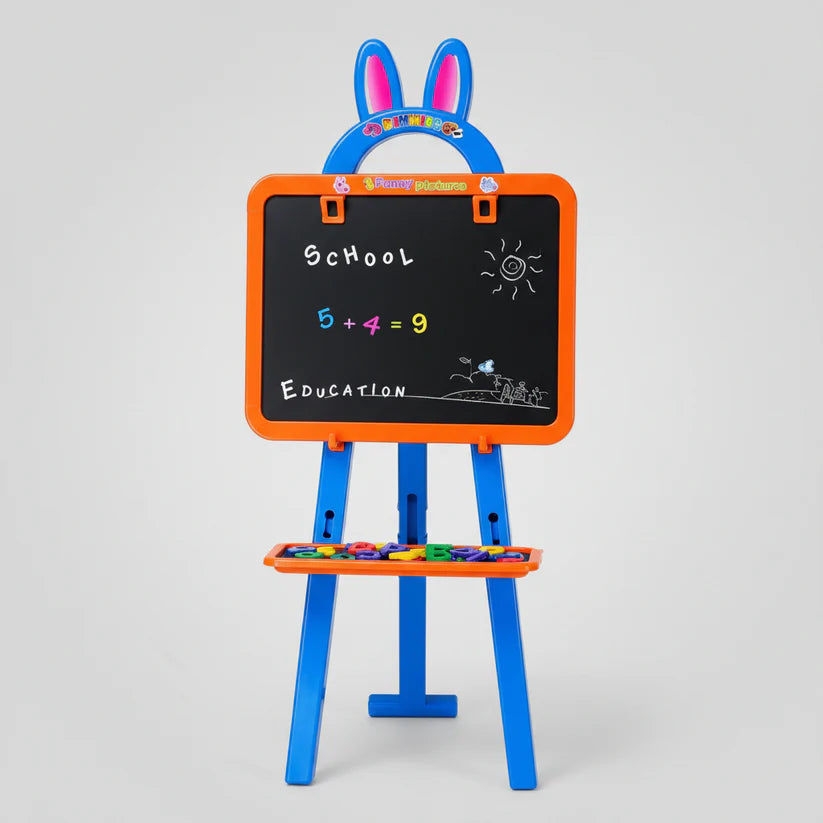 EduMaster 3-in-1 Kids Learning Easel – Magnetic Whiteboard, Blackboard & Writing Board