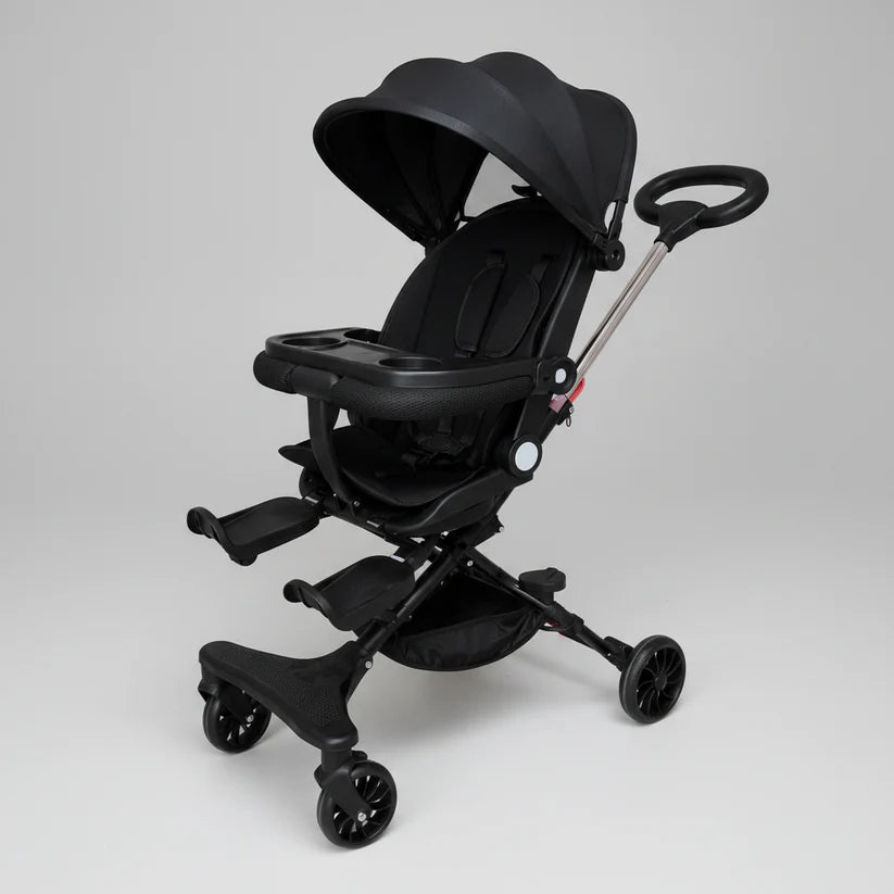 OrbitRide 360 Baby Stroller – Reversible Seat Travel Pram