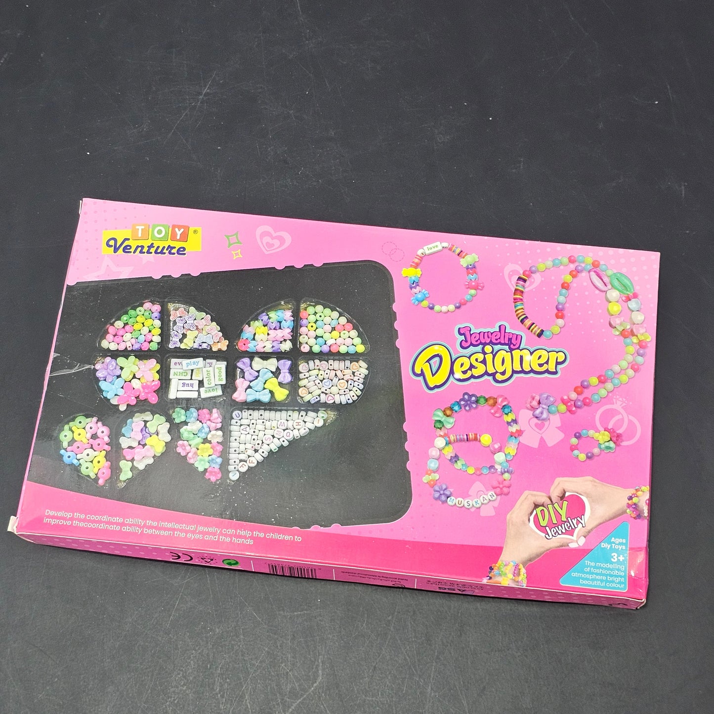 Jewelry Designer DIY Jewelry Kit for Kids | Creative Bead & Charm Set | Golu Baby