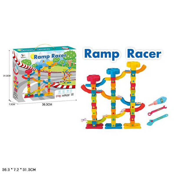 Ramp Racer DIY Track Set – 168 Pcs Building Toy for Kids (Age 3+) | Golu Baby