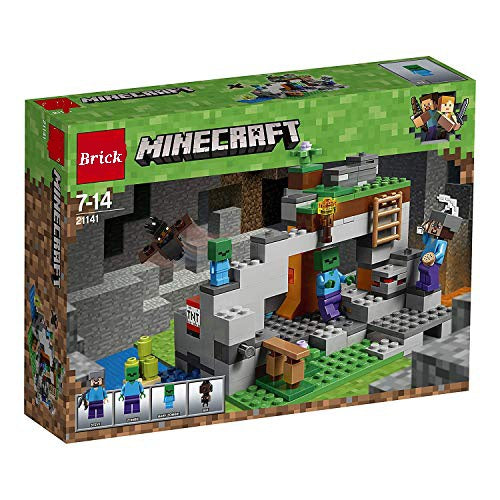 My World Zombie Cave Building Set – 253+ Pcs Brick Activity Toy (Ages 6+) | Golu Baby