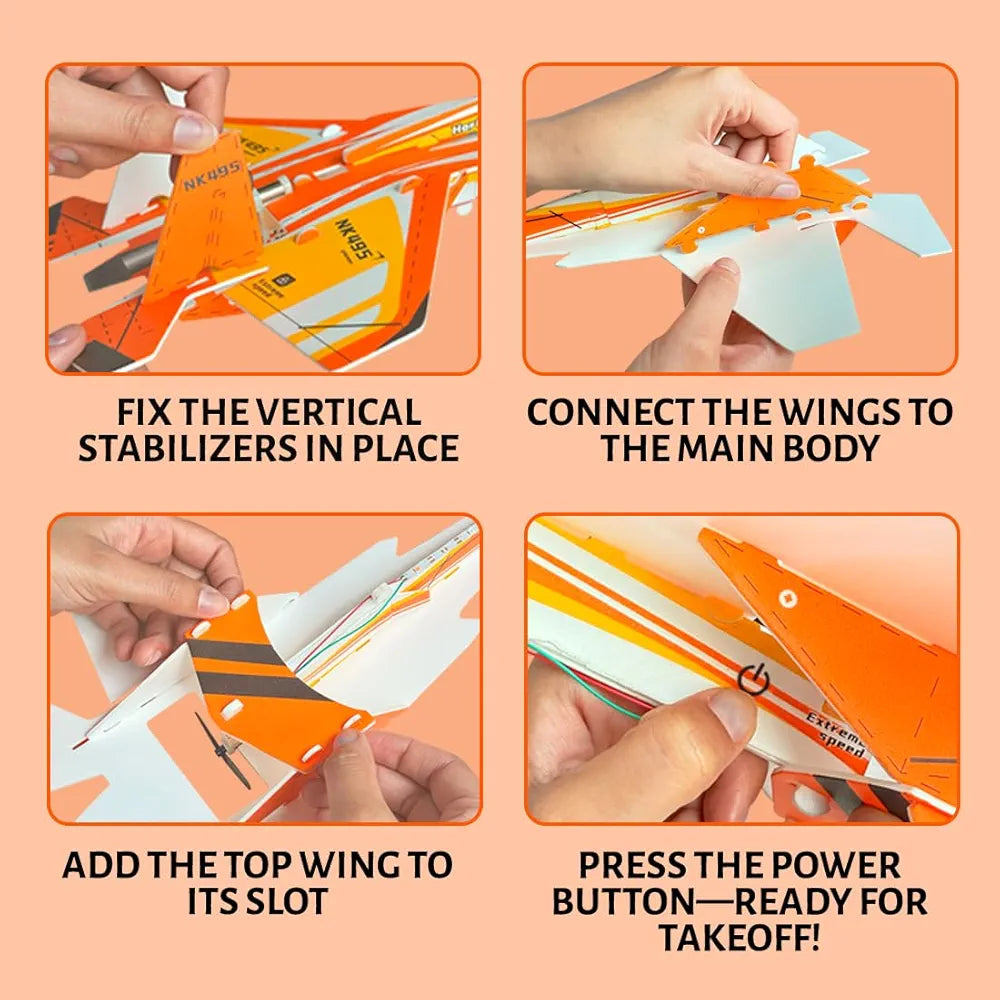 Military Aircraft Space Shuttle – With Flight Propellers & USB Charging | Golu Baby