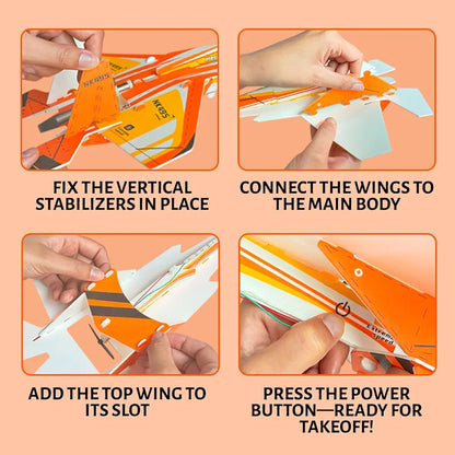 Military Aircraft Space Shuttle – With Flight Propellers & USB Charging | Golu Baby