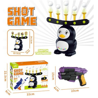 Penguin Shoot Game | 2-in-1 Activity Toy for Kids | Golu Baby